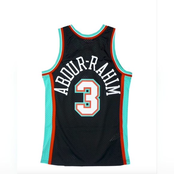 Vancouver grizzlies shareef abdur-rahim black jersey - Picture 2 of 4